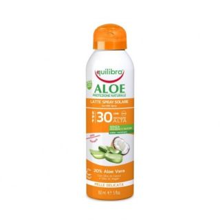 Equilibra Aloe Latte Spray Solare Corpo Pelle Delicata SPF30 150ml