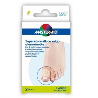 Master Aid Divaricatore per alluce valgo Misura Large - 2 Pezzi **