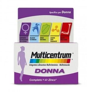 Multicentrum Donna 50+ integratore multivitaminico 90 compresse