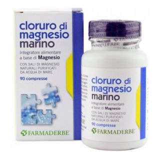 Nutra line Integratore a base di Cloruro di Magnesio Marino 90 Compresse