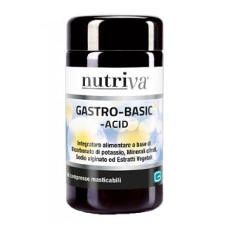 Nutriva Gastro Basic Acid Integratore per il benessere gastrointestinale 60 compresse
