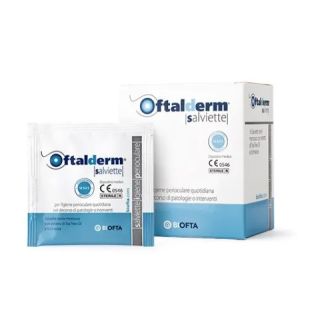 Oftalderm Salviette oculari Sterili Monouso 16 Pezzi