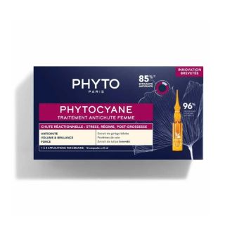 Phytocyane Trattamento Anti-Caduta Temporanea Donna 12 Fiale