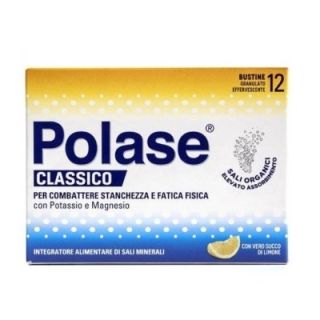 Polase Limone Classico Integratore di Magnesio e Potassio 12 Bustine - Offerta 2023