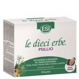 Esi Le dieci erbe PSILLIO per la regolarità intestinale 20 bustine