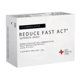 Reduce fast act supposte per la normalizzazione dell'iperattività della mucosa anale 5 pezzi **