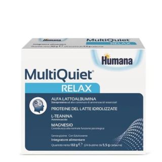 Humana Multiquiet Relax integratore alimentare 24 Bustine