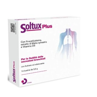 Soltux Plus per la fluidità delle secrezioni bronchiali 14 Buste