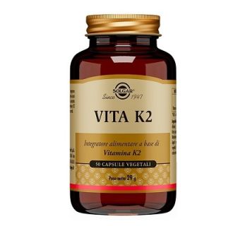 Solgar Vita K2 Integratore per le Ossa 50 capsule