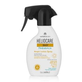 Heliocare 360 Pediatric Atopic Lotion Protezione solare spray SPF 50 250 ml