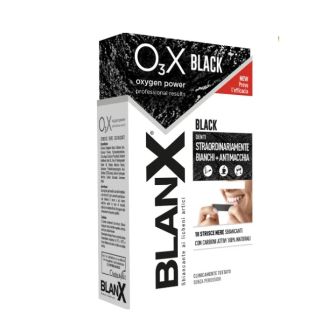 Blanx O3X Black Strisce Sbiancanti E Antimacchia 14 Pezzi