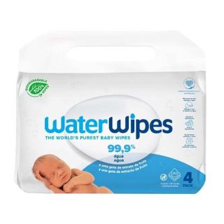 Waterwipes Salviette Neonato Biodegradabili 240 Pezzi
