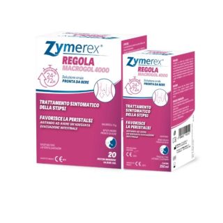 Zymerex Regola Macrogol 4000 Trattamento Sintomatico della Stipsi 20 bustine **