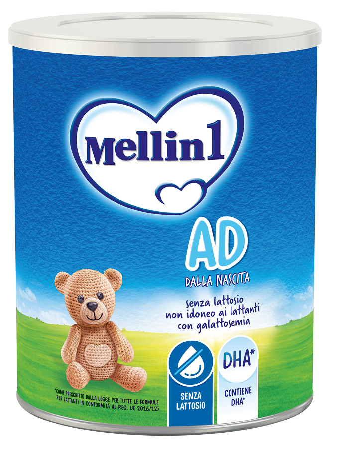 Mellin 1 AD Latte in polvere senza lattosio 400 Gr