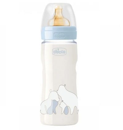 Chicco Biberon Original Touch bimbo tettarella in caucciu' 4 mesi + 330 ml