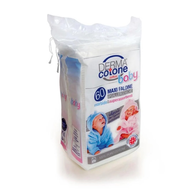 Dermacotone Baby Maxi Faldine Ipoallergeniche 60 pezzi