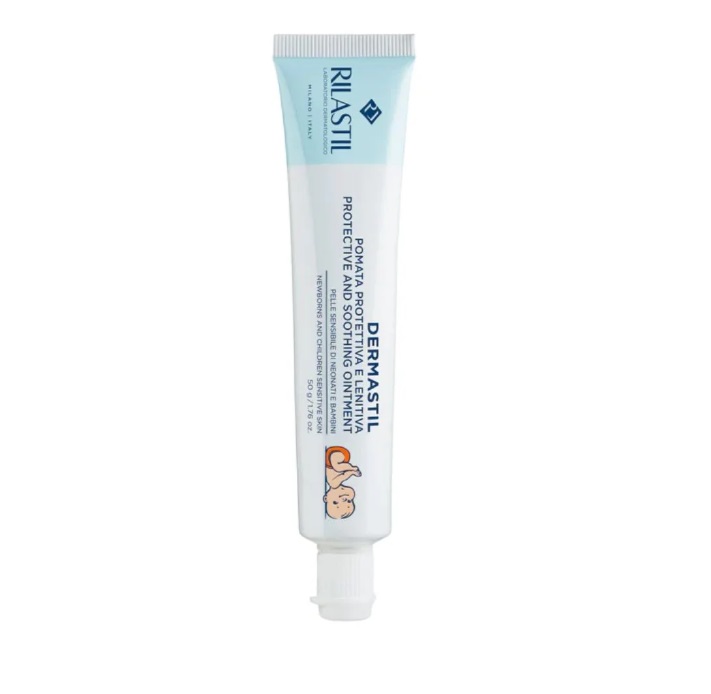 Rilastil Dermastil Pediatric Pomata Protettiva Lenitiva Neonati e Bambini 50 gr